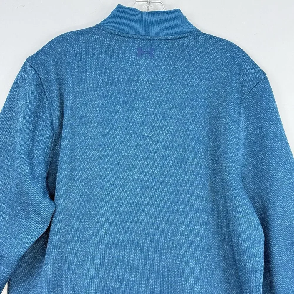 Under Armour Coldgear Quarter Zip Jumper Sweater College Steet Wear Men's Size L